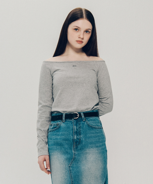 YALE(イェール)の「カットオフロングスリーブ_グレー(Tシャツ/カットソー・レディース・その他・SMALL/MEDIUM)」の2枚目の写真