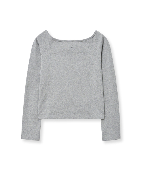 YALE(イェール)の「カットオフロングスリーブ_グレー(Tシャツ/カットソー・レディース・その他・SMALL/MEDIUM)」の3枚目の写真
