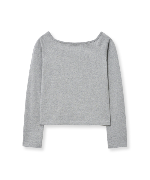 YALE(イェール)の「カットオフロングスリーブ_グレー(Tシャツ/カットソー・レディース・その他・SMALL/MEDIUM)」の4枚目の写真