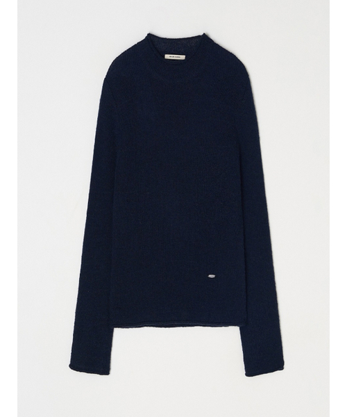 BEMUSE MANSION(ビミューズマンション)の「Half neck wool knit top - Navy(ニット/セーター・レディース・ネイビー・FREE)」の5枚目の写真
