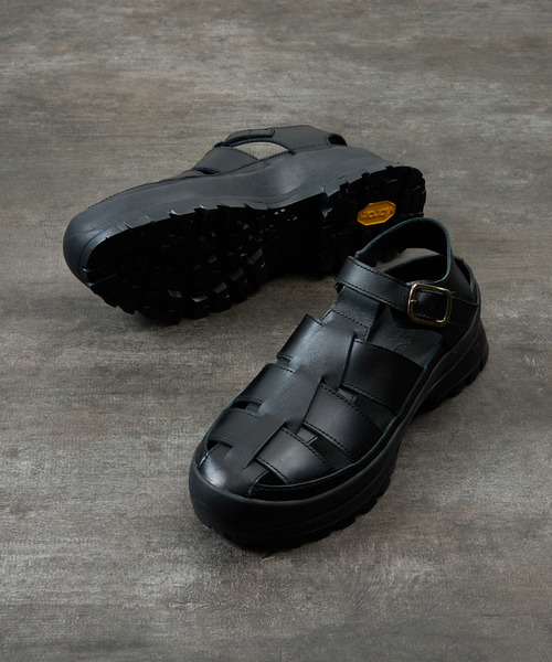 PADRONE(パドローネ)の「PADRONE パドローネ / GURRKHA SHOES with #884C Vibram ビブラムソールレザーグルカシューズ / PU8840-2010(スニーカー・メンズ・ブラック・40/41/42/43)」の6枚目の写真