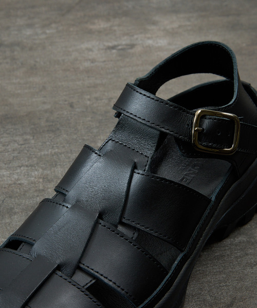 PADRONE(パドローネ)の「PADRONE パドローネ / GURRKHA SHOES with #884C Vibram ビブラムソールレザーグルカシューズ / PU8840-2010(スニーカー・メンズ・ブラック・40/41/42/43)」の9枚目の写真