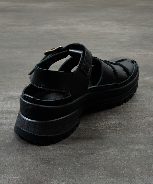 PADRONE(パドローネ)の「PADRONE パドローネ / GURRKHA SHOES with #884C Vibram ビブラムソールレザーグルカシューズ / PU8840-2010(スニーカー・メンズ・ブラック・40/41/42/43)」の14枚目の写真