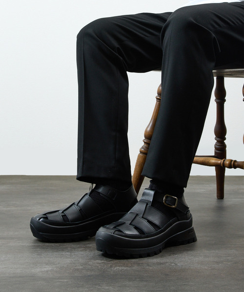 PADRONE(パドローネ)の「PADRONE パドローネ / GURRKHA SHOES with #884C Vibram ビブラムソールレザーグルカシューズ / PU8840-2010(スニーカー・メンズ・ブラック・40/41/42/43)」の18枚目の写真