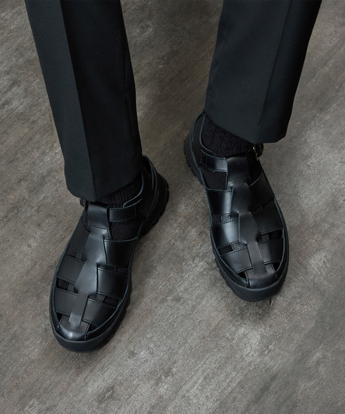 PADRONE(パドローネ)の「PADRONE パドローネ / GURRKHA SHOES with #884C Vibram ビブラムソールレザーグルカシューズ / PU8840-2010(スニーカー・メンズ・ブラック・40/41/42/43)」の20枚目の写真