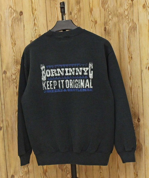 Schott(ショット)の「FADE KEEP IT ORIGINAL CREW SWEAT(スウェット・メンズ・ネイビー/レッド/ブラック・XXL/XL/L/M)」の2枚目の写真