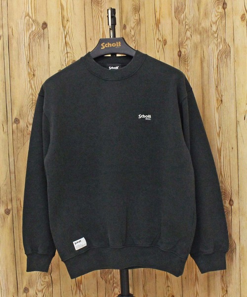 Schott(ショット)の「FADE KEEP IT ORIGINAL CREW SWEAT(スウェット・メンズ・ネイビー/レッド/ブラック・XXL/XL/L/M)」の9枚目の写真