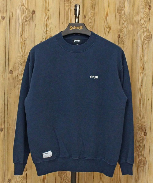 Schott(ショット)の「FADE KEEP IT ORIGINAL CREW SWEAT(スウェット・メンズ・ネイビー/レッド/ブラック・XXL/XL/L/M)」の12枚目の写真