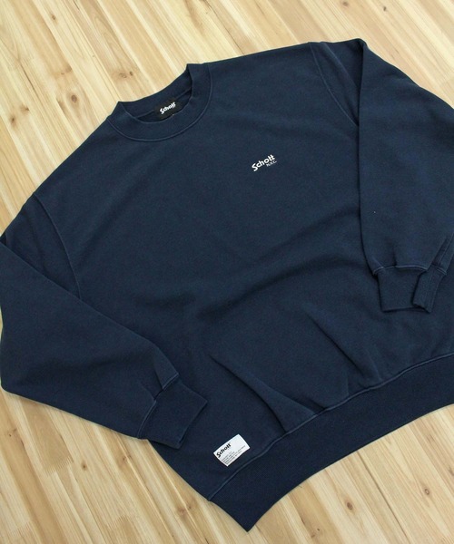 Schott(ショット)の「FADE KEEP IT ORIGINAL CREW SWEAT(スウェット・メンズ・ネイビー/レッド/ブラック・XXL/XL/L/M)」の13枚目の写真