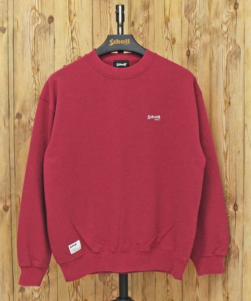 Schott(ショット)の「FADE KEEP IT ORIGINAL CREW SWEAT(スウェット・メンズ・ネイビー/レッド/ブラック・XXL/XL/L/M)」の15枚目の写真