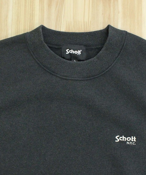 Schott(ショット)の「FADE KEEP IT ORIGINAL CREW SWEAT(スウェット・メンズ・ネイビー/レッド/ブラック・XXL/XL/L/M)」の18枚目の写真