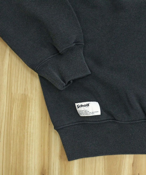 Schott(ショット)の「FADE KEEP IT ORIGINAL CREW SWEAT(スウェット・メンズ・ネイビー/レッド/ブラック・XXL/XL/L/M)」の5枚目の写真