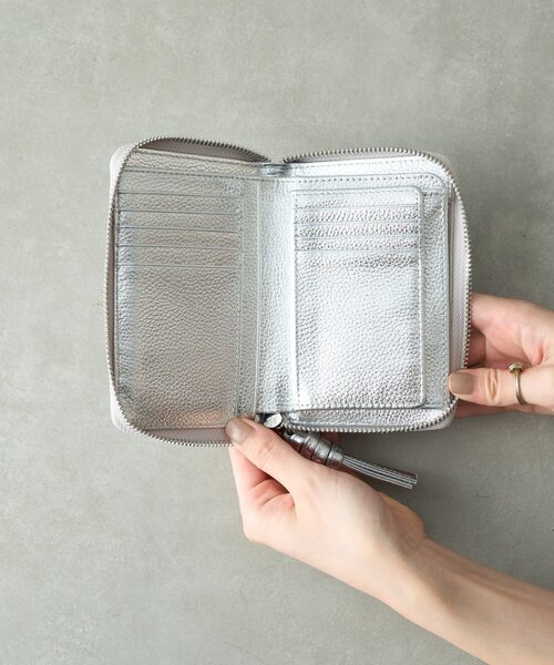 BIRTHDAY BAR（バースデイバー）の「本革 コンパクトウォレット B7サイズ 財布（財布・レディース・ゴールド/グリーン/シルバー/ブラック・0）」の14枚目の写真