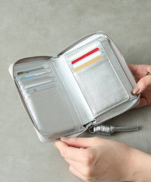 BIRTHDAY BAR（バースデイバー）の「本革 コンパクトウォレット B7サイズ 財布（財布・レディース・ゴールド/グリーン/シルバー/ブラック・0）」の15枚目の写真
