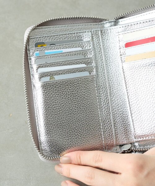 BIRTHDAY BAR（バースデイバー）の「本革 コンパクトウォレット B7サイズ 財布（財布・レディース・ゴールド/グリーン/シルバー/ブラック・0）」の16枚目の写真