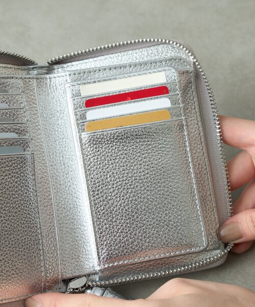BIRTHDAY BAR（バースデイバー）の「本革 コンパクトウォレット B7サイズ 財布（財布・レディース・ゴールド/グリーン/シルバー/ブラック・0）」の17枚目の写真