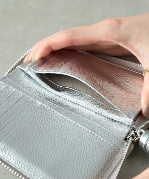 BIRTHDAY BAR（バースデイバー）の「本革 コンパクトウォレット B7サイズ 財布（財布・レディース・ゴールド/グリーン/シルバー/ブラック・0）」の20枚目の写真