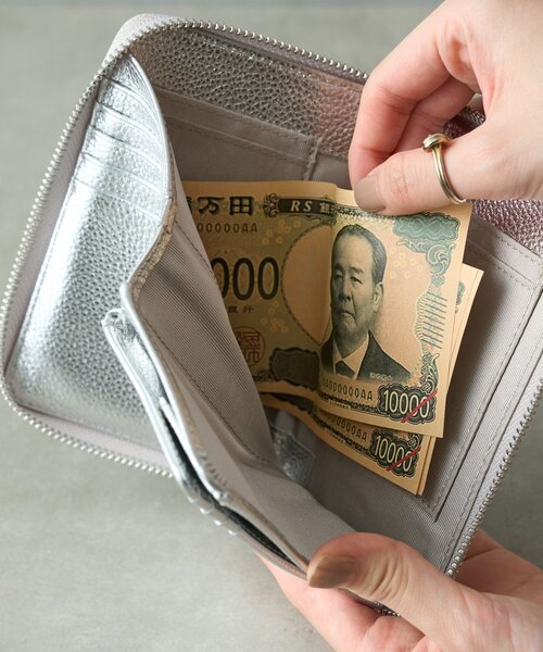 BIRTHDAY BAR（バースデイバー）の「本革 コンパクトウォレット B7サイズ 財布（財布・レディース・ゴールド/グリーン/シルバー/ブラック・0）」の21枚目の写真