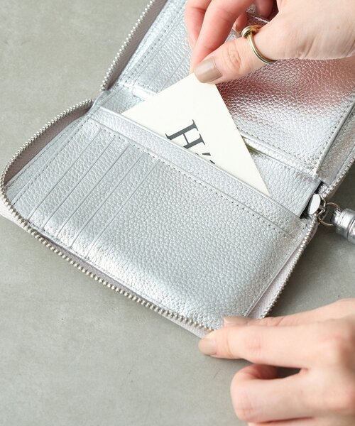 BIRTHDAY BAR(バースデイバー)の「≪新型登場!≫本革 コンパクトウォレット B7サイズ 財布(財布・レディース・ゴールド/グリーン/シルバー/ブラック/ブルー系その他・0)」の22枚目の写真