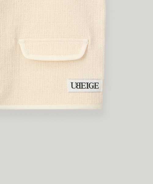 UBEIGE(ユーベイジ)の「コットンツイードボタンベスト (クリーム)(ベスト・レディース・その他・FREE)」の2枚目の写真