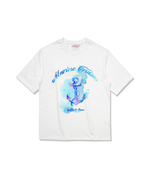 ICONOGRAPHY(アイコノグラフィー)の「MKL Marine Cruises IV(Tシャツ/カットソー・レディース・アイボリー・FREE)」の3枚目の写真