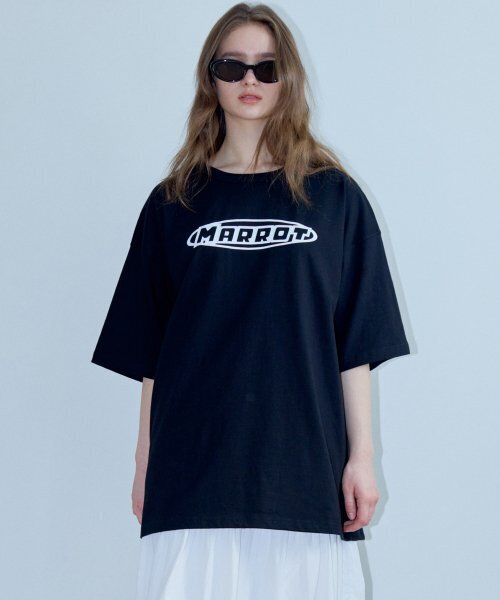 MARROT(マロット)の「アドベンチャーオーバーサイズTシャツ_ブラック(Tシャツ/カットソー・レディース・その他・MEDIUM/LARGE)」の1枚目の写真