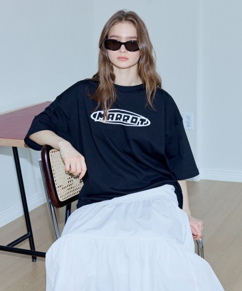 MARROT(マロット)の「アドベンチャーオーバーサイズTシャツ_ブラック(Tシャツ/カットソー・レディース・その他・MEDIUM/LARGE)」の3枚目の写真