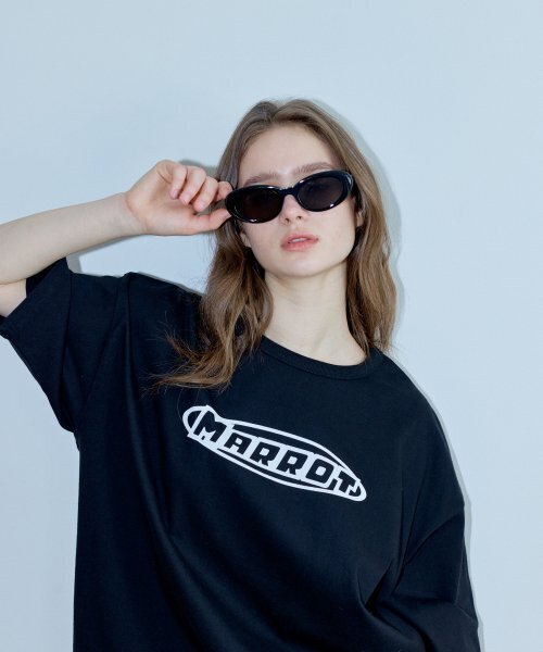 MARROT(マロット)の「アドベンチャーオーバーサイズTシャツ_ブラック(Tシャツ/カットソー・レディース・その他・MEDIUM/LARGE)」の4枚目の写真