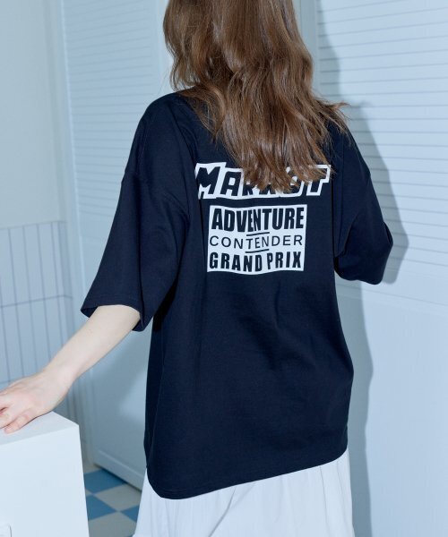 MARROT(マロット)の「アドベンチャーオーバーサイズTシャツ_ブラック(Tシャツ/カットソー・レディース・その他・MEDIUM/LARGE)」の5枚目の写真
