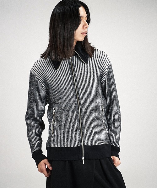 NO ID.(ノーアイディ)の「【NO ID.】Napoleon Drivers Knit Cardigan / ナポレオン ドライバーズ ニット カーディガン(カーディガン/ボレロ・メンズ・ブラック/グレー/その他23・ONE SIZE)」の20枚目の写真