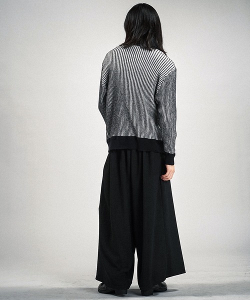 NO ID.(ノーアイディ)の「【NO ID.】Napoleon Drivers Knit Cardigan / ナポレオン ドライバーズ ニット カーディガン(カーディガン/ボレロ・メンズ・ブラック/グレー/その他23・ONE SIZE)」の22枚目の写真