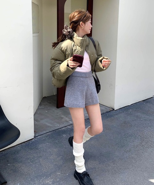 inst.ALL(インストール)の「春も使える!ニットショートパンツ(その他パンツ・レディース・ブラック/グレー・M)」の18枚目の写真