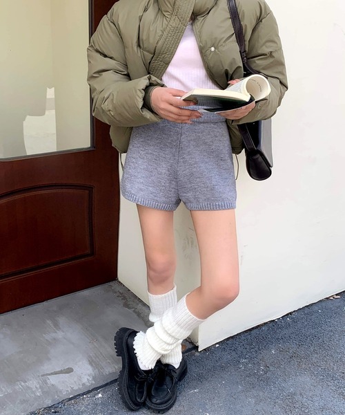 inst.ALL(インストール)の「春も使える!ニットショートパンツ(その他パンツ・レディース・ブラック/グレー・M)」の19枚目の写真