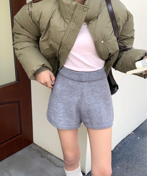 inst.ALL(インストール)の「春も使える!ニットショートパンツ(その他パンツ・レディース・ブラック/グレー・M)」の20枚目の写真
