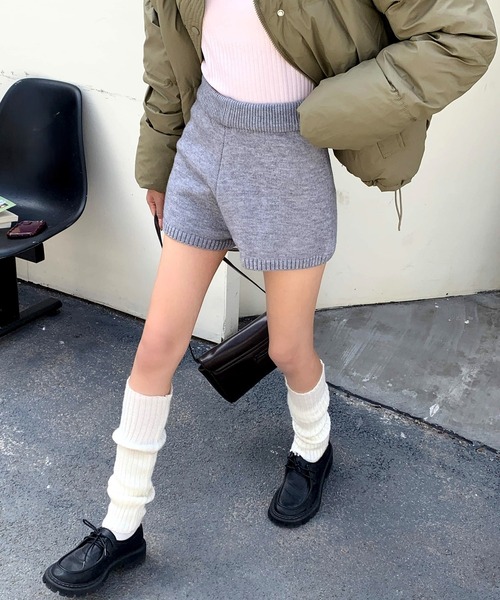 inst.ALL(インストール)の「春も使える!ニットショートパンツ(その他パンツ・レディース・ブラック/グレー・M)」の22枚目の写真