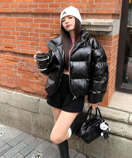 inst.ALL(インストール)の「春も使える!ニットショートパンツ(その他パンツ・レディース・ブラック/グレー・M)」の12枚目の写真