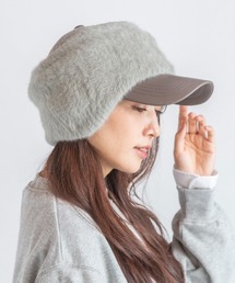 14+（イチヨンプラス）の「アンゴラ混イヤマフヘアバンド（ヘアバンド）」