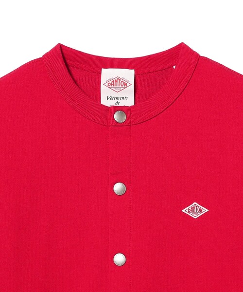 DANTON(ダントン)の「DANTON / ドット釦 クルーネック カーディガン(カーディガン/ボレロ・レディース・ナチュラル/レッド/ネイビー・36)」の14枚目の写真