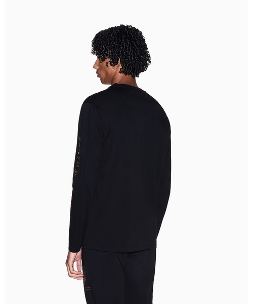 ARMANI EXCHANGE（アルマーニエクスチェンジ）の「【A|X アルマーニ エクスチェンジ】＜CHINESE NEW YEAR CAPSULE＞AXロゴ ホースデザイン 長袖クルーネックTシャツ/REGULAR（Tシャツ/カットソー・メンズ・ブラック・X-SMALL/X-LARGE/SMALL/MEDIUM/LARGE）」の2枚目の写真