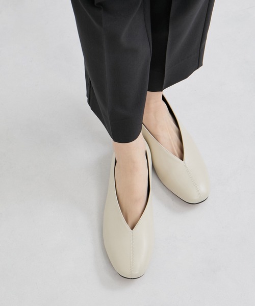 REMME/レメ】SHEEP LEATHERフラットシューズ（パンプス）｜REMME（レメ