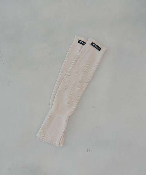 Chico（チコ）の「リブルーズレッグウォーマー（レッグウォーマー・レディース・グレー/ベージュ/アイボリー・FREE）」の10枚目の写真