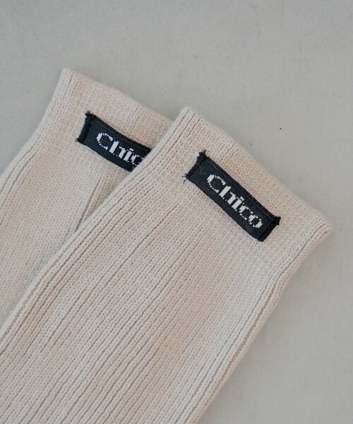 Chico（チコ）の「リブルーズレッグウォーマー（レッグウォーマー・レディース・グレー/ベージュ/アイボリー・FREE）」の11枚目の写真