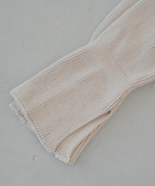 Chico（チコ）の「リブルーズレッグウォーマー（レッグウォーマー・レディース・グレー/ベージュ/アイボリー・FREE）」の13枚目の写真