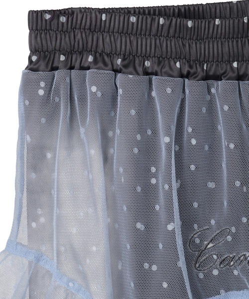 Candy Stripper(キャンディストリッパー)の「LACE TRIM LAYERED DOT SATIN パンツ(その他パンツ・レディース・チャコール/ブラック/アイボリー・FREE)」の15枚目の写真