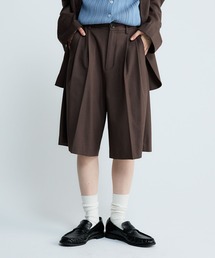 JEANASIS | 【SET UP対応】2タックハーフパンツ/638834(スラックス)