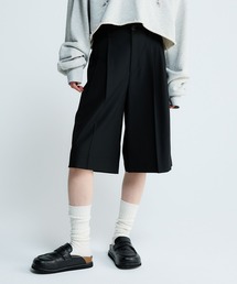 JEANASIS | 【SET UP対応】2タックハーフパンツ/638834(スラックス)
