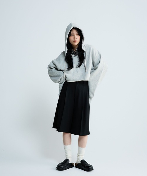 JEANASIS(ジーナシス)の「【SET UP対応】2タックハーフパンツ/638834(スラックス・レディース・ブラック/ブラウン/ネイビー系・FREE)」の18枚目の写真