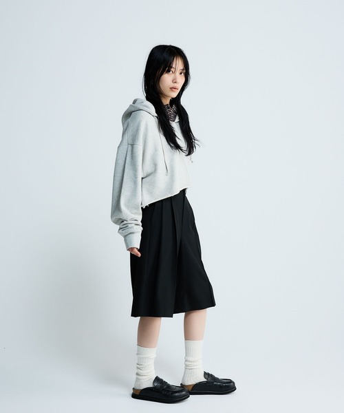 JEANASIS(ジーナシス)の「【SET UP対応】2タックハーフパンツ/638834(スラックス・レディース・ブラック/ブラウン/ネイビー系・FREE)」の20枚目の写真