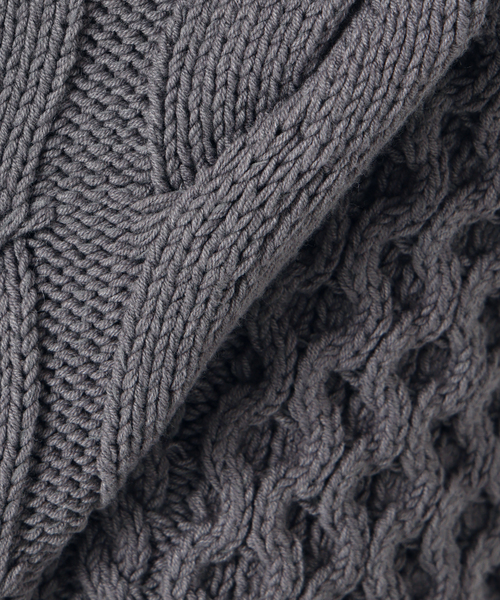 IENA（イエナ）の「チルデンマントプルオーバー（ニット/セーター・レディース・ホワイト/チャコールグレー・FREE）」の12枚目の写真