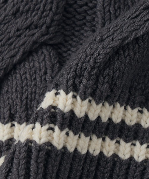 IENA（イエナ）の「チルデンマントプルオーバー（ニット/セーター・レディース・ホワイト/チャコールグレー・FREE）」の13枚目の写真